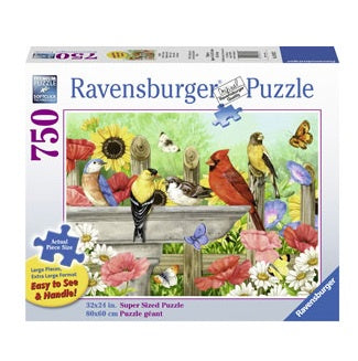 750 pc Puzzle XL Format - Bathing Birds