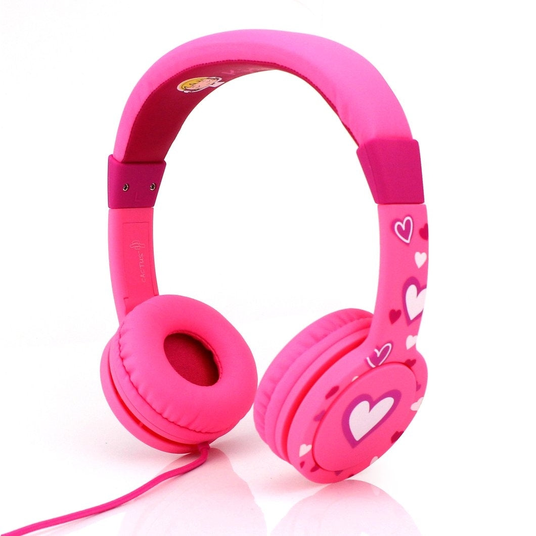 Cactus Headphones for Kids (pink)