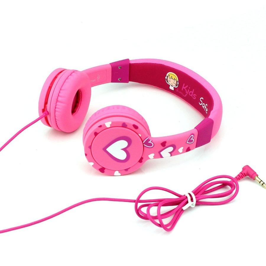 Cactus Headphones for Kids (pink)
