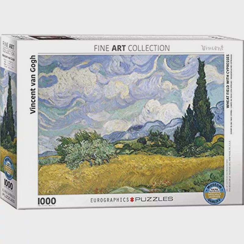 1000pc Puzzle - Vincent Van Gogh Wheat Field