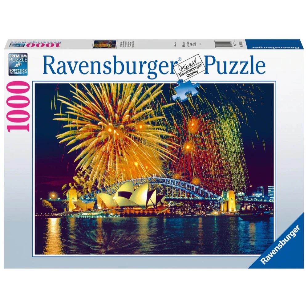 1000 pc Puzzle - Fireworks in Sydney