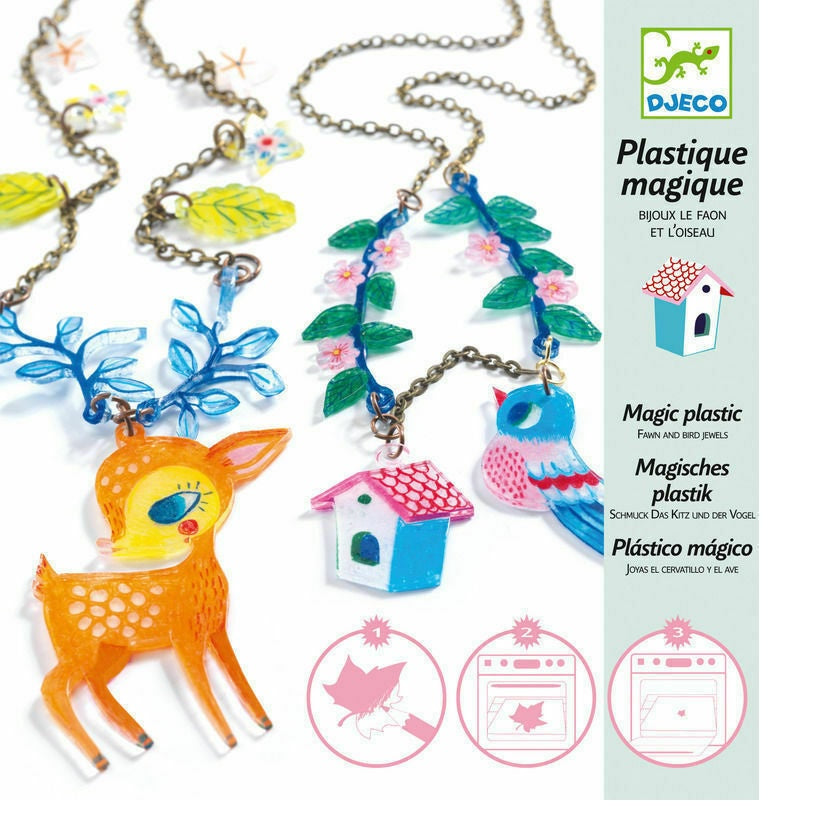 Magic Plastic - Fawn and Bird Jewels