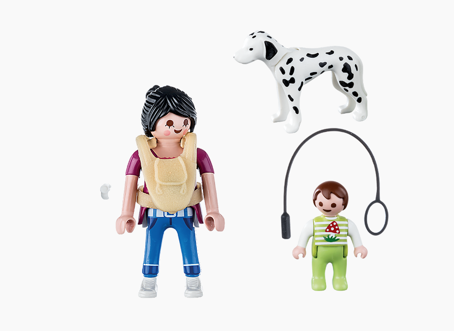 Mother with Baby and Dog 70154