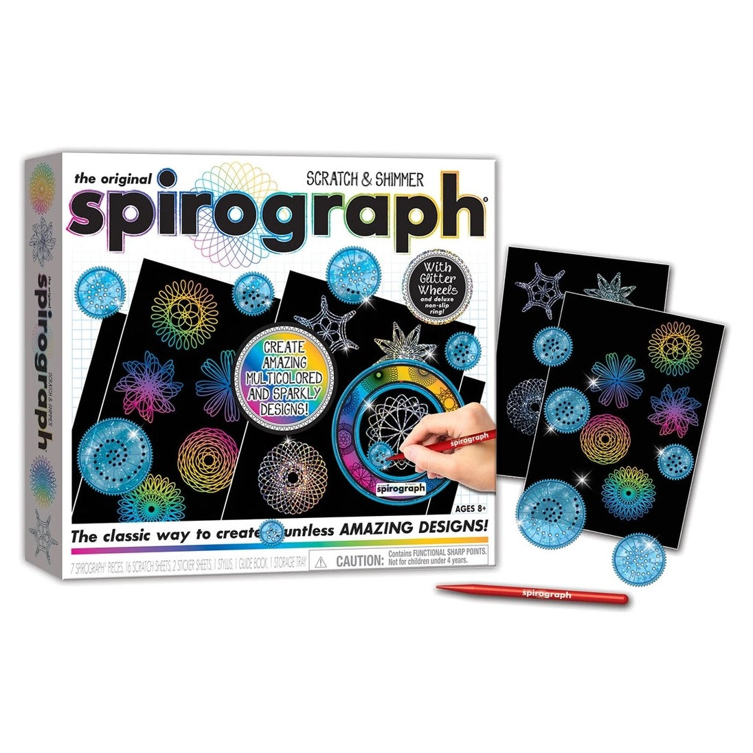 Spirograph Scratch & Shimmer