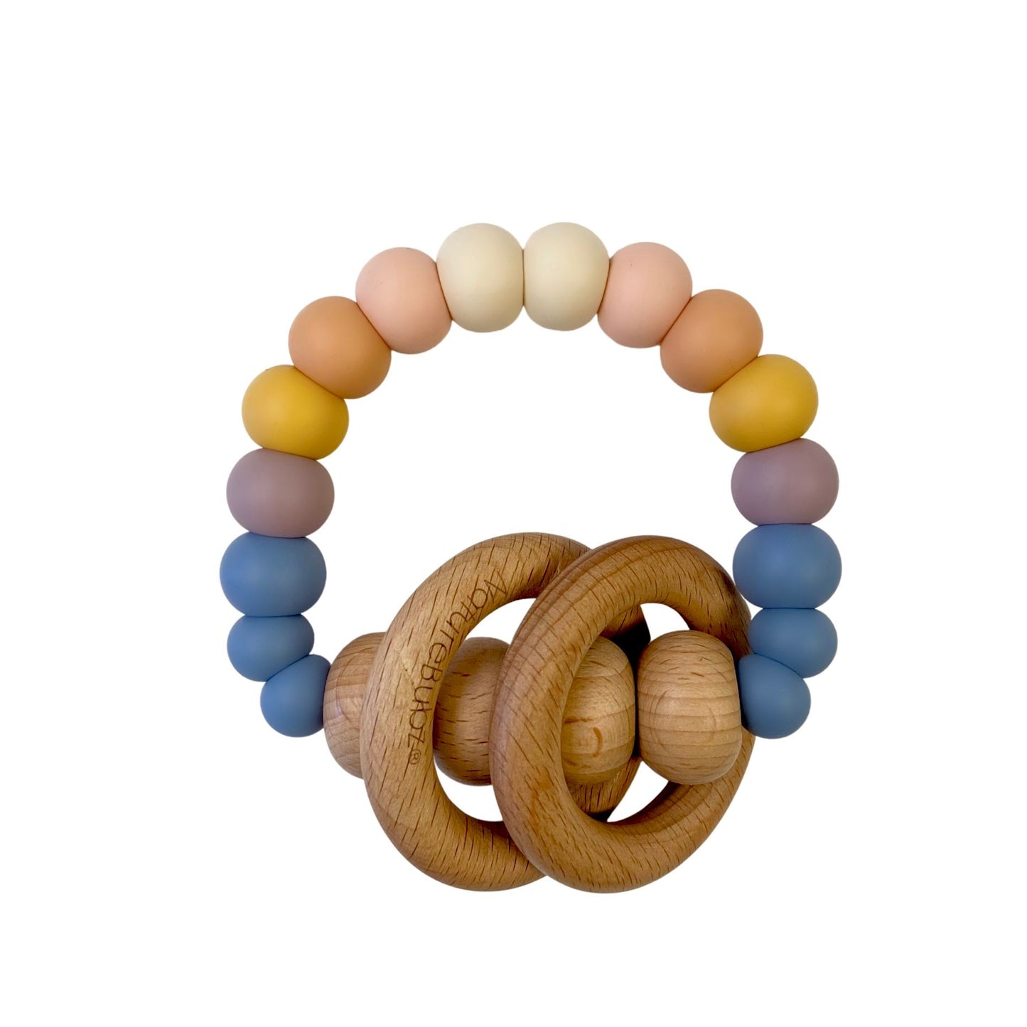 Rainbow Rattle Teething Toy