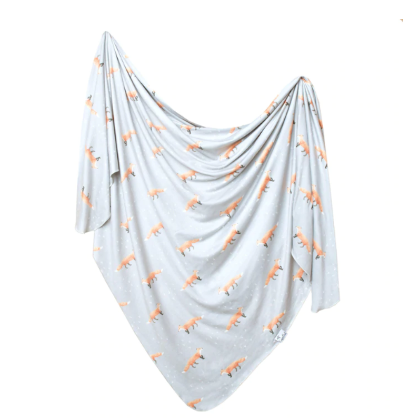 Knit Swaddle Blanket - assorted