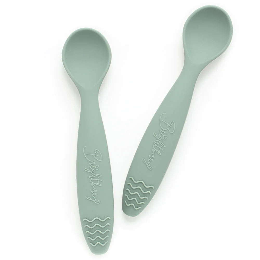 2-in-1 Silicone Spoons & Teether