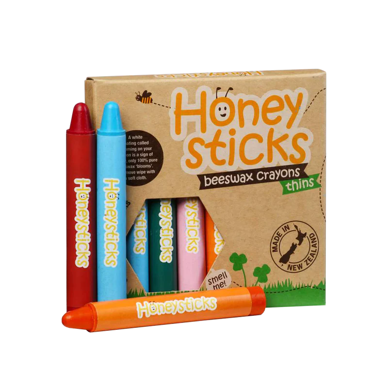 Honeysticks Thins Beeswax Crayons