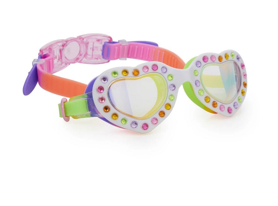 Swim Goggles - Confetti Tutti Fruitti Heart