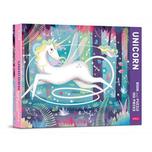 100 pc Unicorn Book and Puzzle