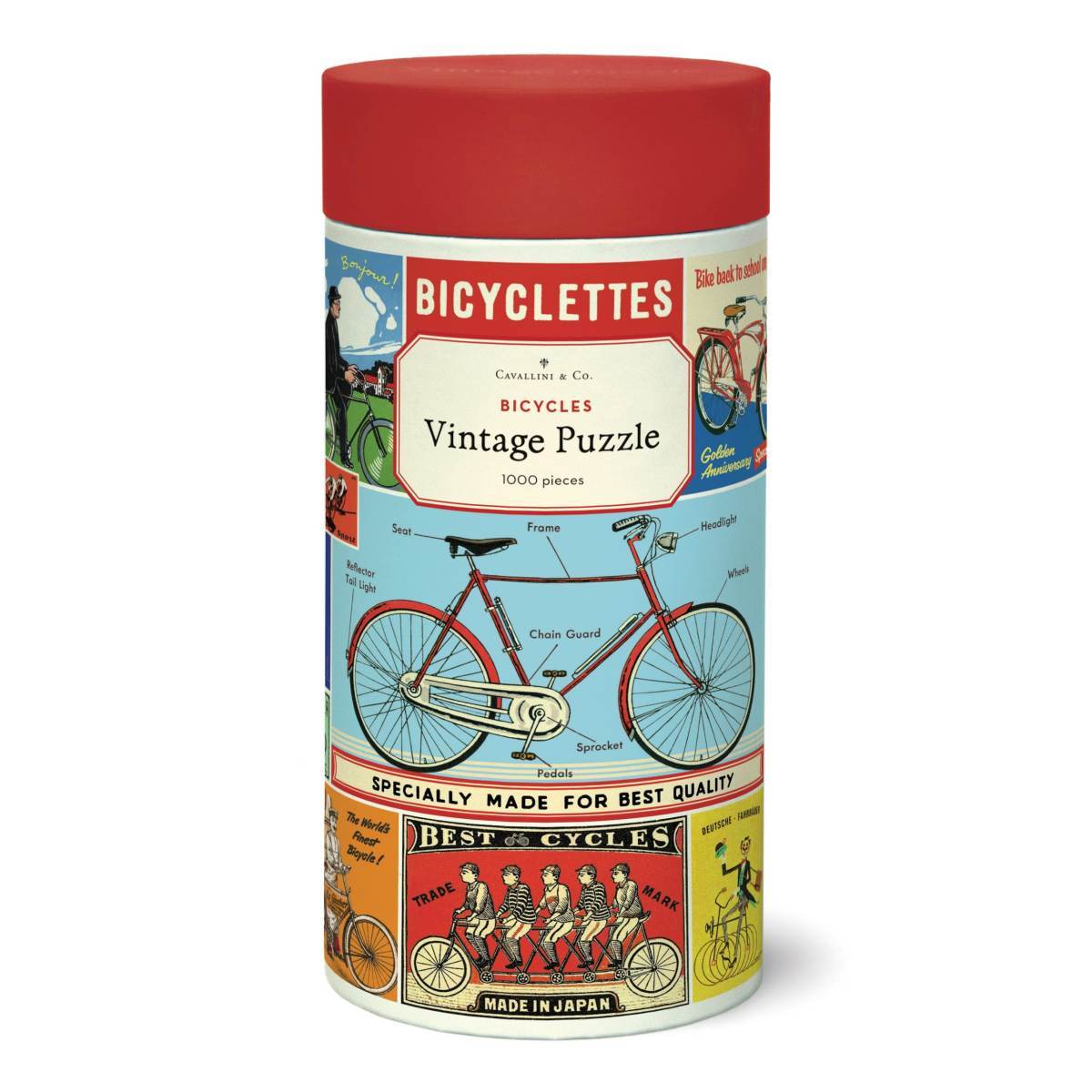 1000 pc Vintage Puzzle - Bicycles