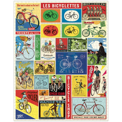 1000 pc Vintage Puzzle - Bicycles
