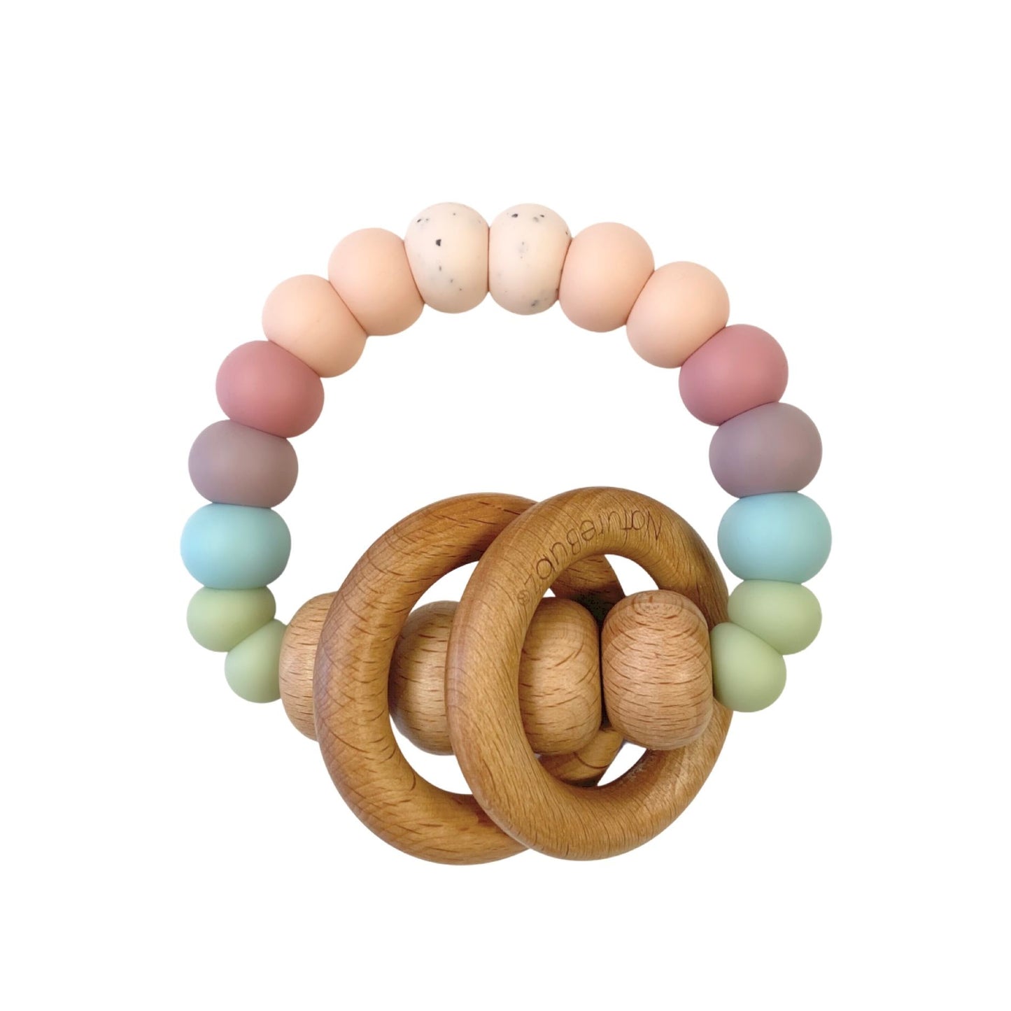 Rainbow Rattle Teething Toy