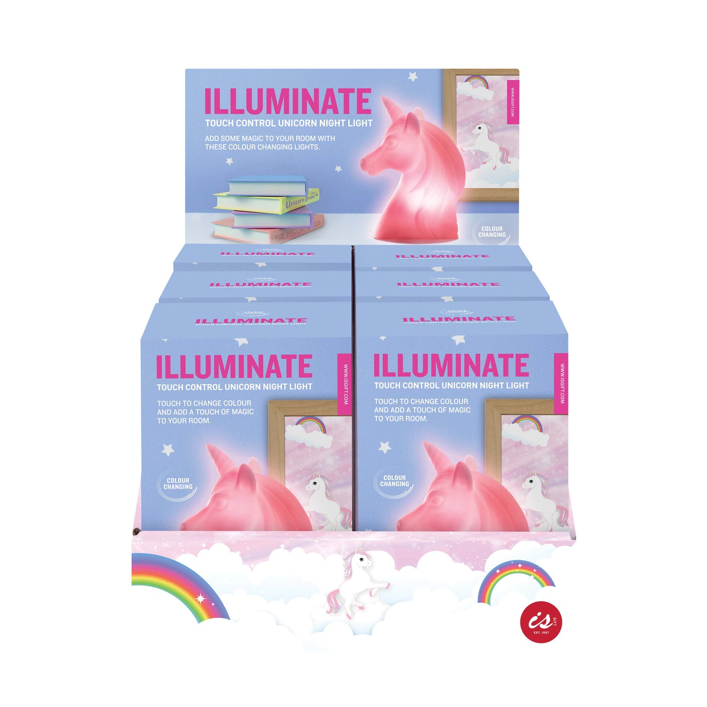Illuminate Unicorn Night Light - Touch Control