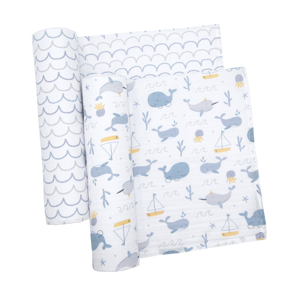 2pk Muslin Swaddles